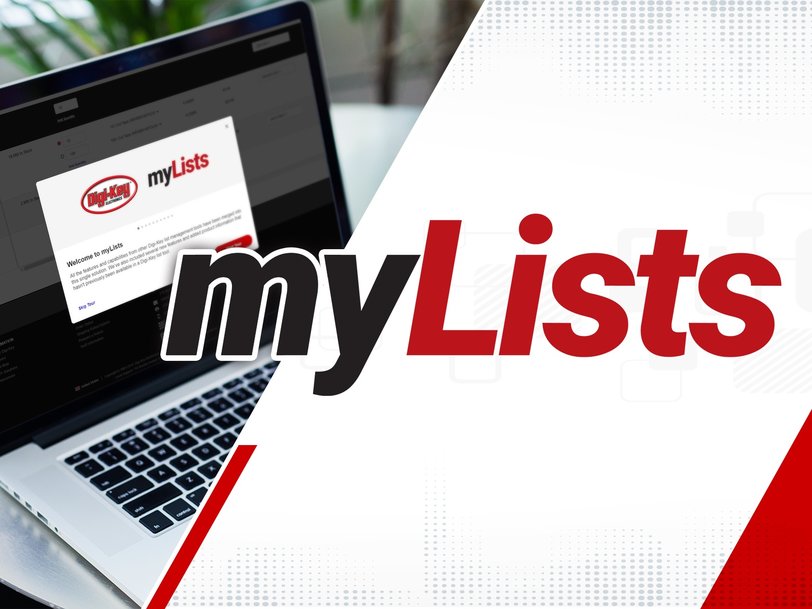 Digi-Key Electronics Launches myLists Consolidated List Management System